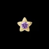 Amethyst Flower, goldpl