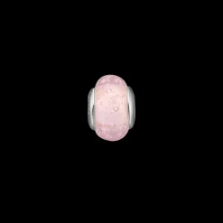 Bubbly Pink Globe, silver
