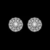 Carousel, studs, silver