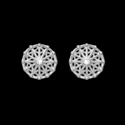 Carousel, studs, silver