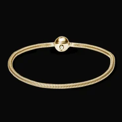 Charms armbånd i forgyldt bronze – Håndlavet smykke | Køb her »