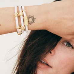 Galaxy, gold plated silver
