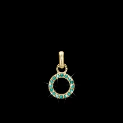 Green CZ circle