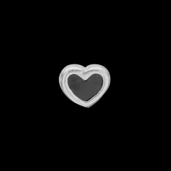 Køb Black Enamel Heart | Fri Fragt | Tidløst Dansk Design