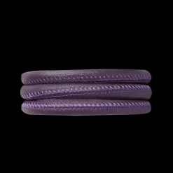 Køb Læderarmbånd - lilla | Fri Fragt | Tidløst Dansk Design