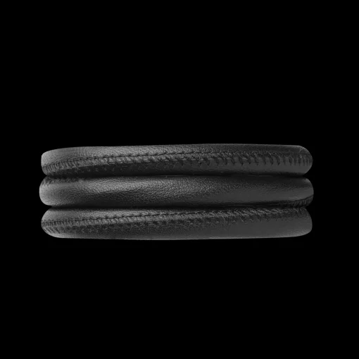 Køb Læderarmbånd - sort | Fri Fragt | Tidløst Dansk Design