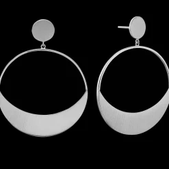 Køb Moon Stud Hoops | Fri Fragt | Tidløst Dansk Design