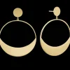 Køb Moon Stud Hoops | Fri Fragt | Tidløst Dansk Design
