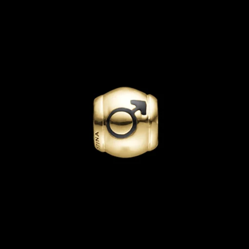 Mars, gold plated silver