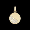 Moon Shine, pendant, goldpl silver