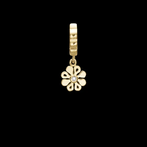 My Flower, gold plated silver