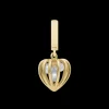 Pearl Heart Cage gold