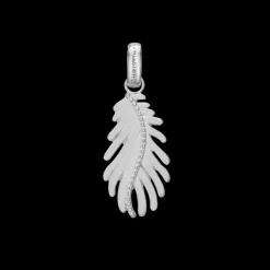 Pine Leaf, pendant, silver