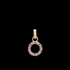 Pink CZ Circle