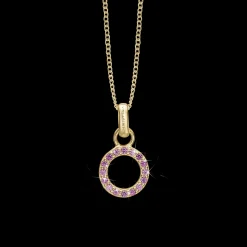 Pink CZ Circle