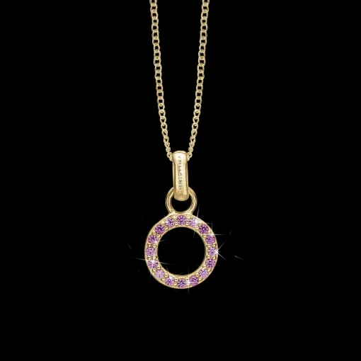 Pink CZ Circle