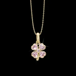 Pink Heart Clover
