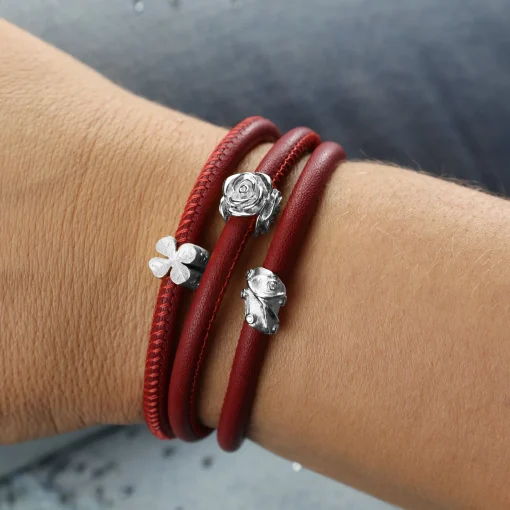 Ready Slim Armbånd med 3 charms