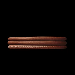 Slim Læderarmbånd - Cognac