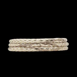 Slim Læderarmbånd - Gold Snake