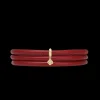 Slim læderarmbånd med charm - Spar op til 500,-