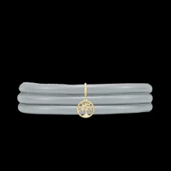 Slim læderarmbånd med charm - Spar op til 500,-
