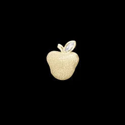 Sparkling Apple, gold plated silver