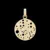 Sun, pendant, goldpl silver