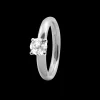 Topaz Solitaire ring - Sølv