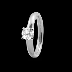 Topaz Solitaire ring - Sølv