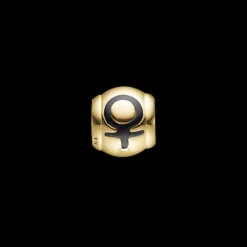 Venus, gold plated silver
