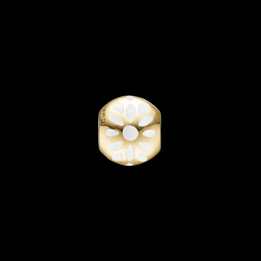 White Bloom, mother of pearl, goldpl sil