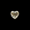 Wild Heart, gold plated silver