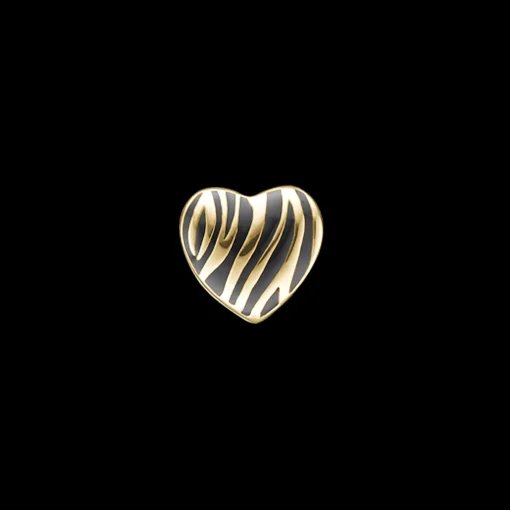 Wild Heart, gold plated silver